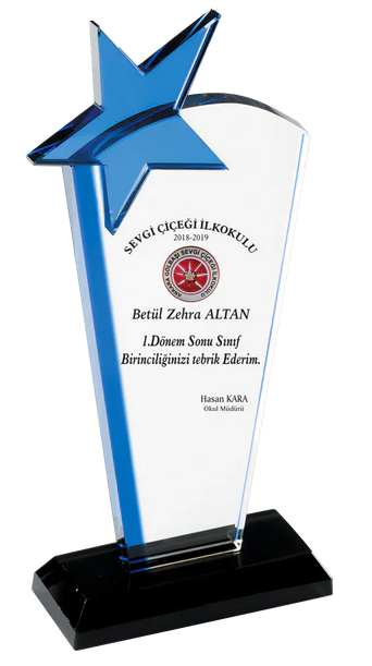 Kristal Plaket 