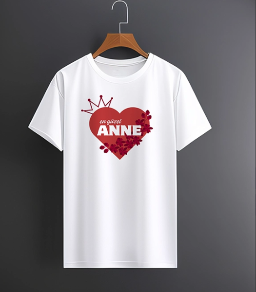 En Güzel Anne Tasarım Tişört
