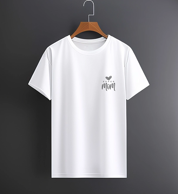 Super Mom Minimalist Tasarım Tişört