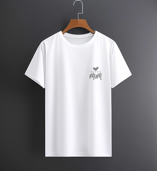 Super Mom Minimalist Tasarım Tişört