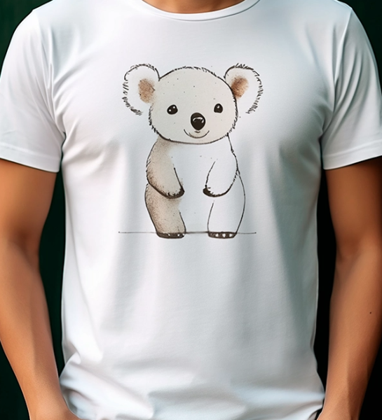 Koala Baskılı Tişört