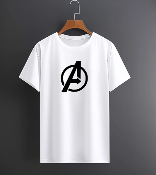 Avengers Logo Baskılı Tişört