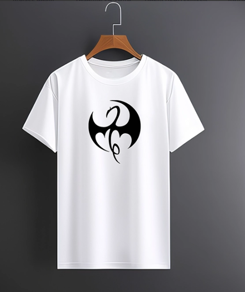 Marvel's Iron Fist Logo Baskılı Tişört