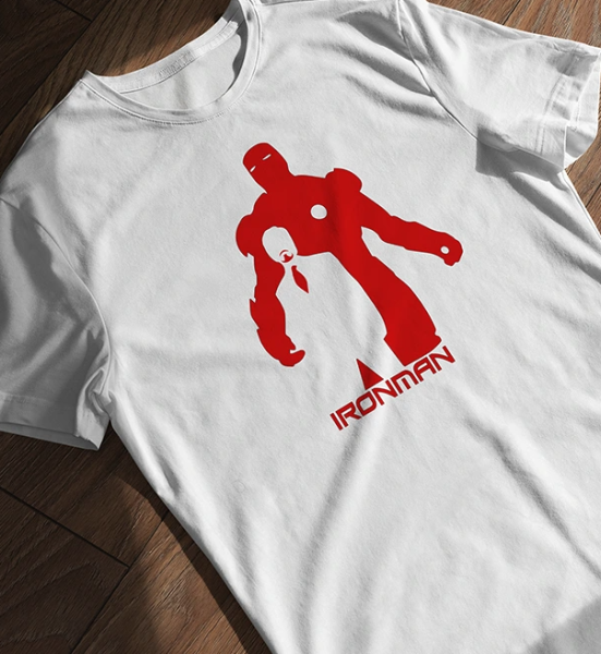 Iron Man Baskılı Tişört