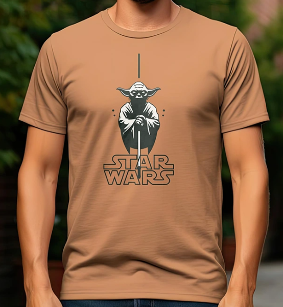 Star Wars Yoda Baskılı Tişört