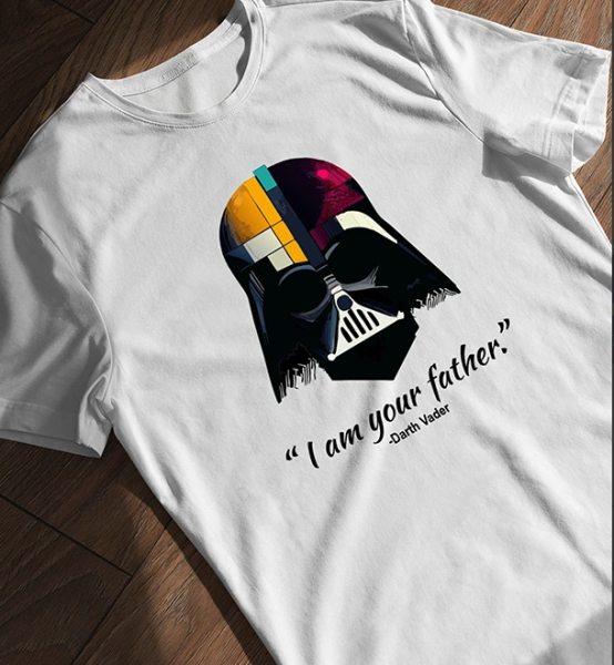 Star Wars Vader is the Father Tişört