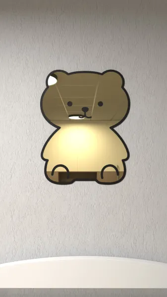 Aynalı Gold Pleksi Ayıcık