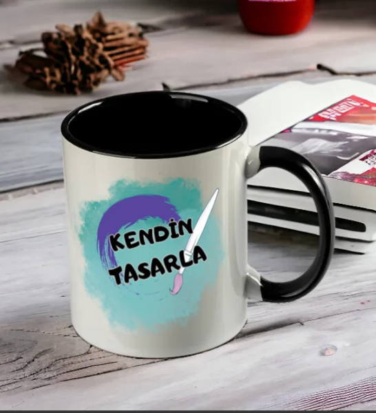 İçi Siyah Seramik Kupa