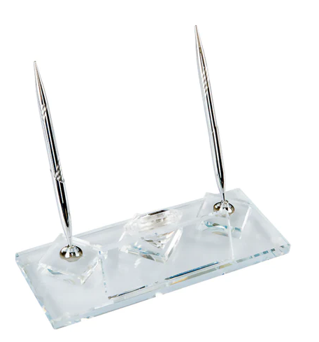 Şeffaf Elegans Kristal İsimlik
